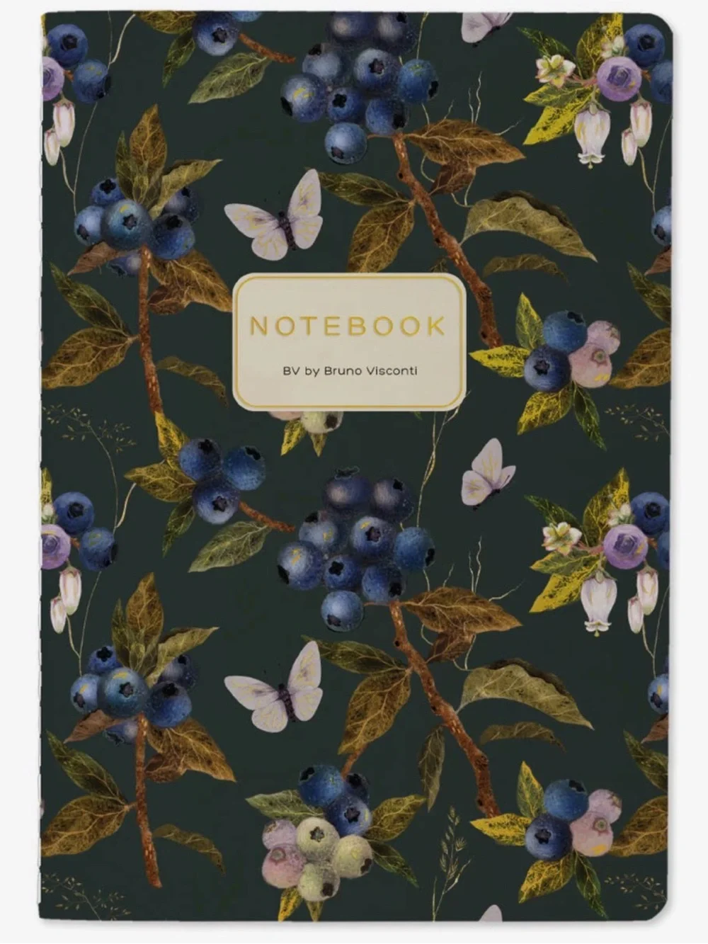 Bruno Visconti Soft Touch Wild Blueberries Notebook Journal A5 NEW